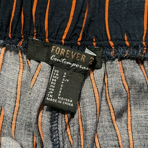 striped high waist pants - Picture 5 of 5